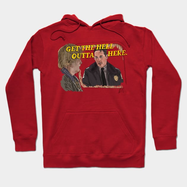 Dumb & Dumber: Get the Hell Outta Here Hoodie by 51Deesigns